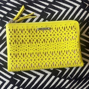 Stella & Dot Vibrant Yellow Clutch Wallet